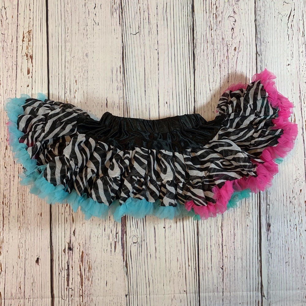 Zebra Print Toddler Tutu